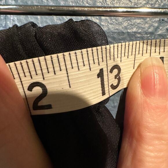 NWT Alex Evenings Size 6 Sheer Black Palazzo Pants Lined Dressy Event SemiFormal - Picture 8 of 8